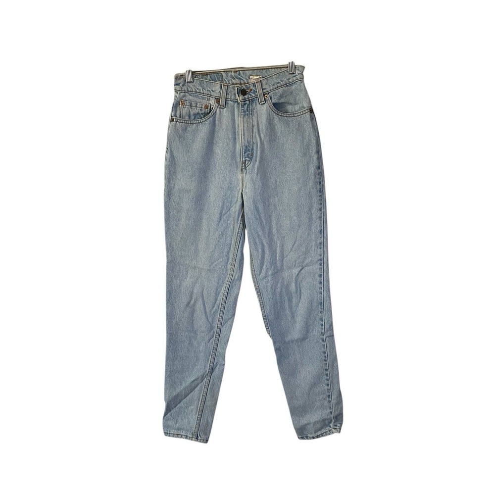 Vintage 90s Levis 512 Jeans Slim Fit Tapered Leg 7 Long 25x32 High‎ Rise